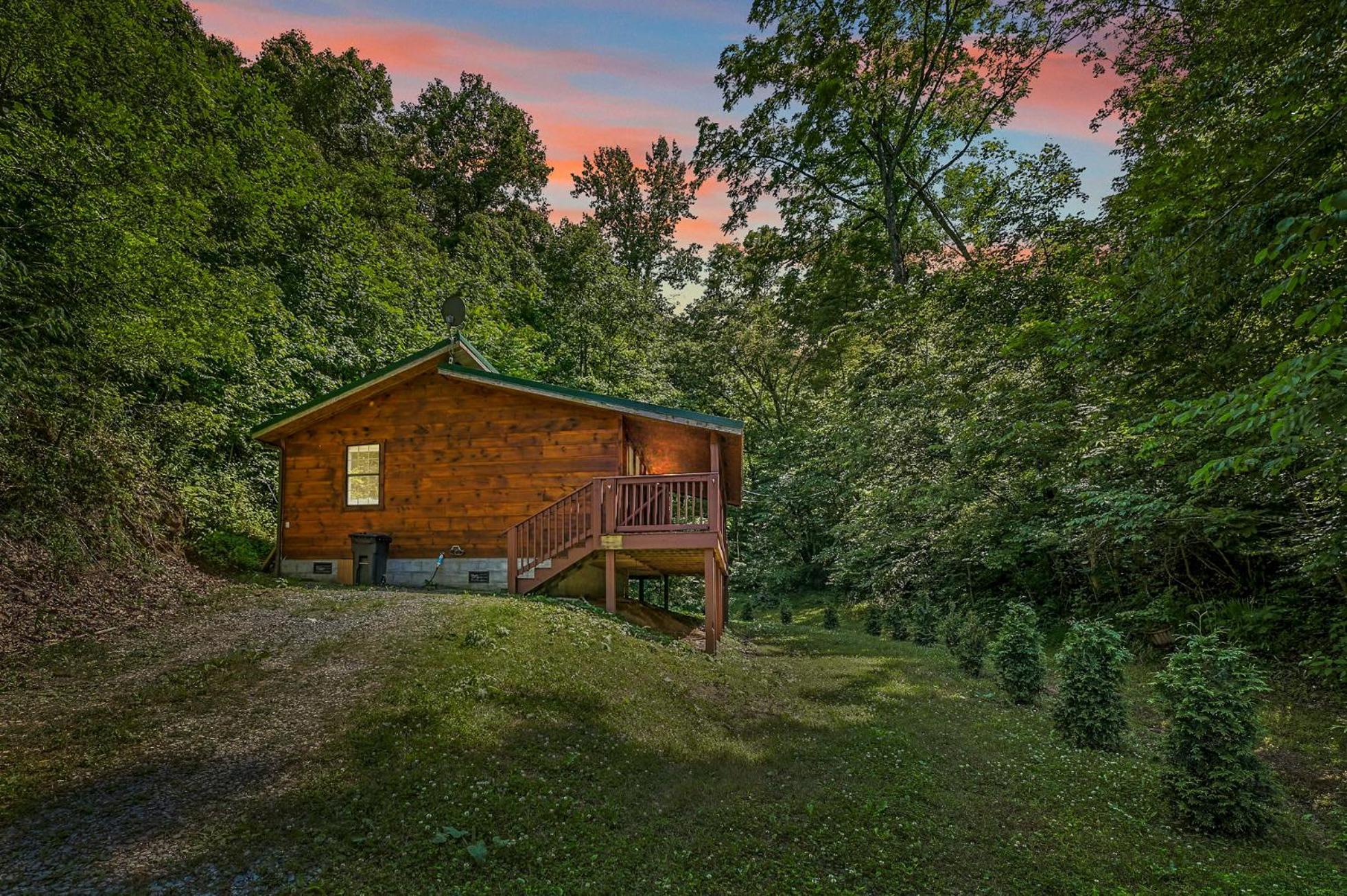 Smoky Mountains Hut Tub Cabin Dog Friendly سيفيرفيل المظهر الخارجي الصورة