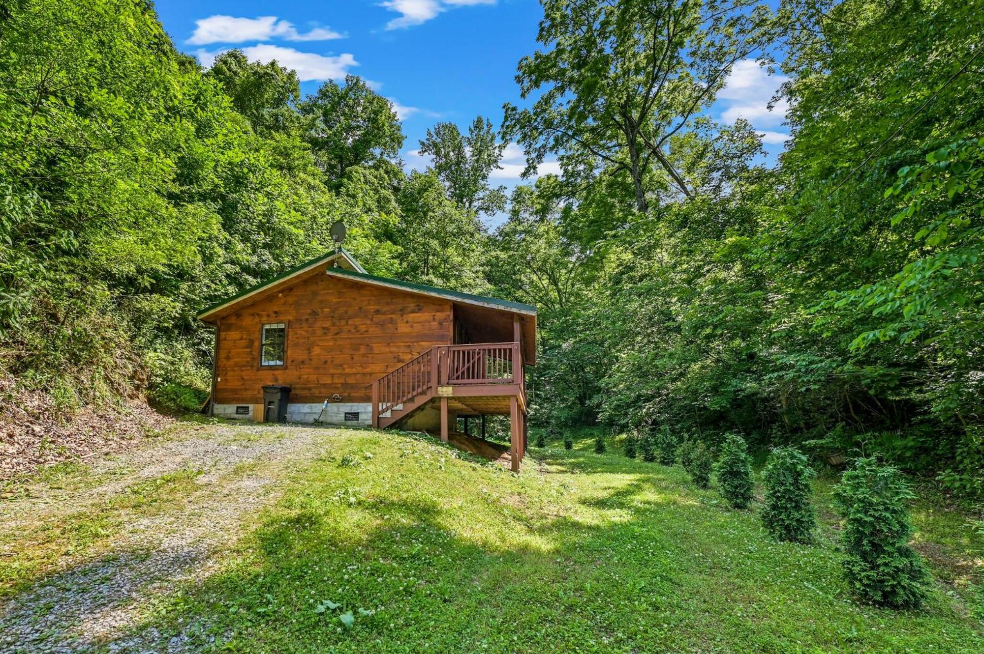 Smoky Mountains Hut Tub Cabin Dog Friendly سيفيرفيل المظهر الخارجي الصورة