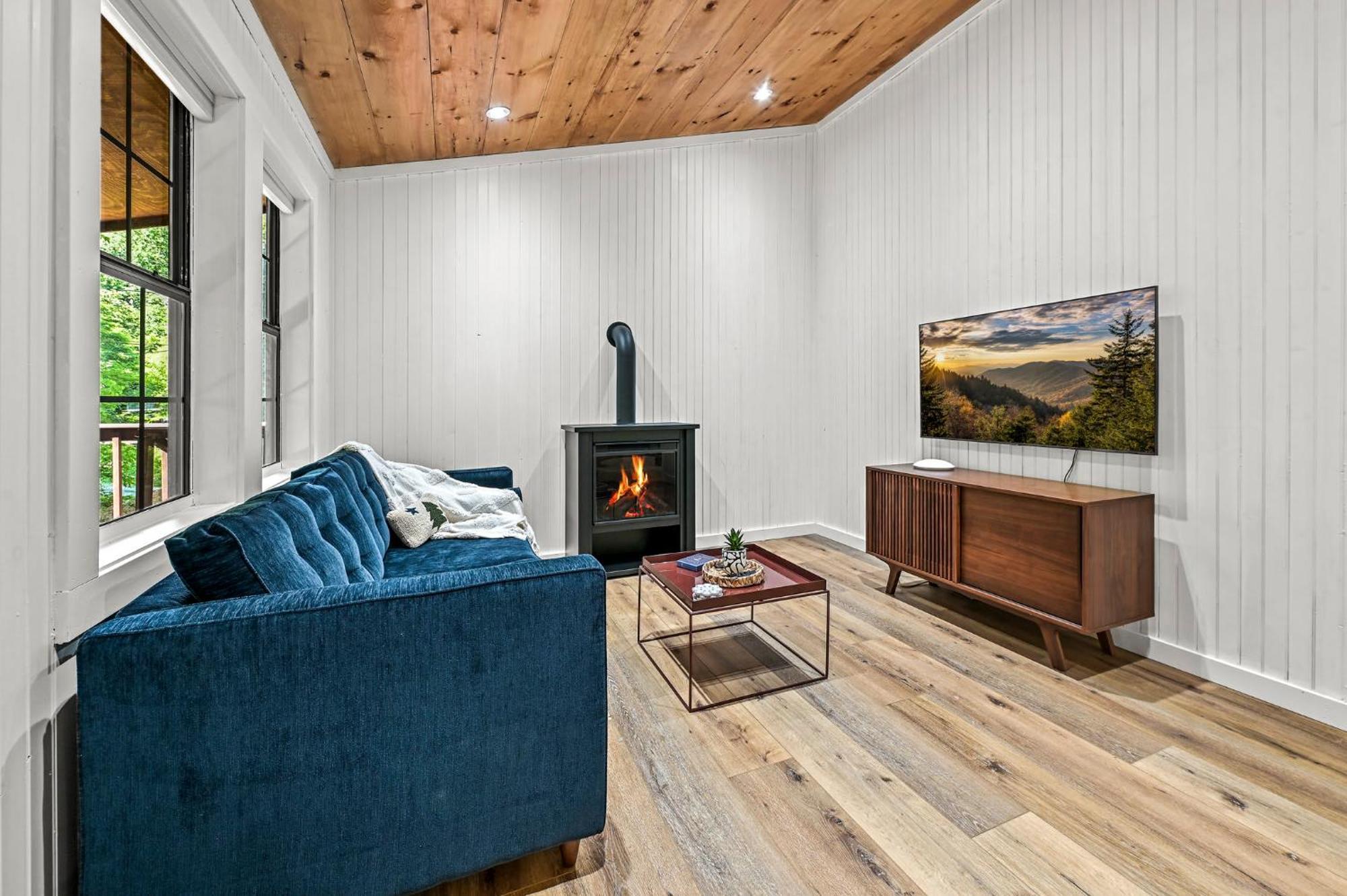 Smoky Mountains Hut Tub Cabin Dog Friendly سيفيرفيل المظهر الخارجي الصورة